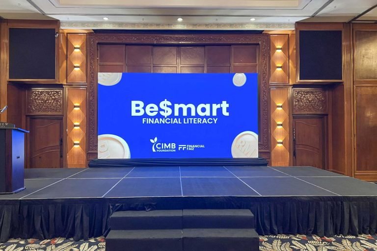 Event / Rental LED Screen for Be$smart Financial Literacy at Cyberview Resort & Spa