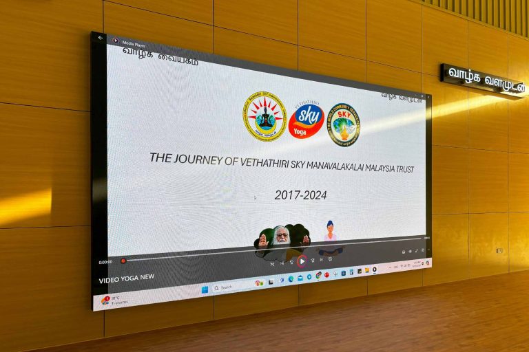 Indoor LED Screen at Lacoste at Dewan Serbaguna Vethathiri