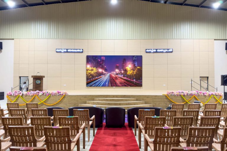 Indoor LED Screen at Lacoste at Dewan Serbaguna Vethathiri