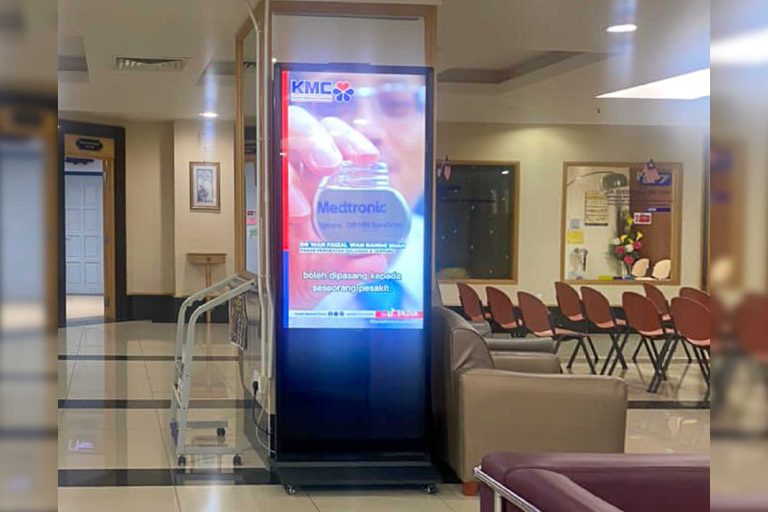 Interactive Touch-screen Kiosk / Standee at Kedah Medical Centre