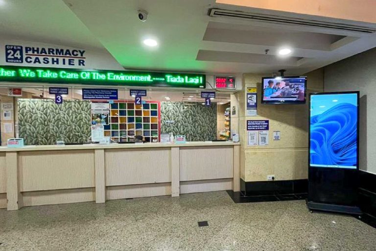 Interactive Touch-screen Kiosk / Standee at Kedah Medical Centre