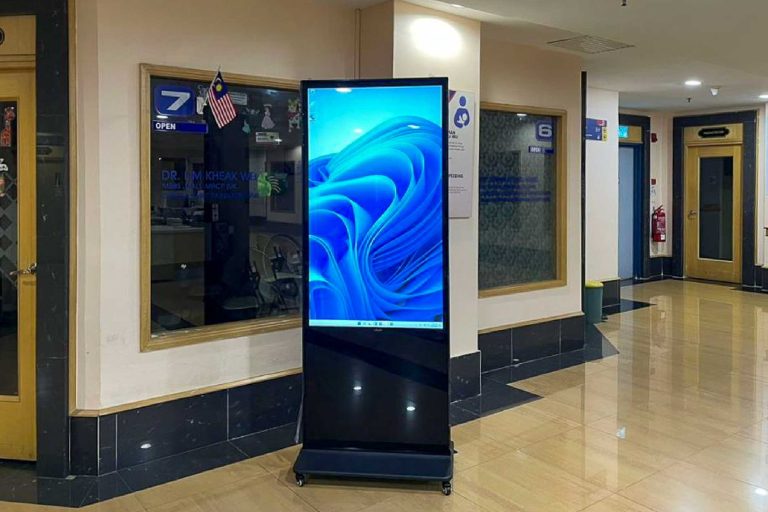 Interactive Touch-screen Kiosk / Standee at Kedah Medical Centre