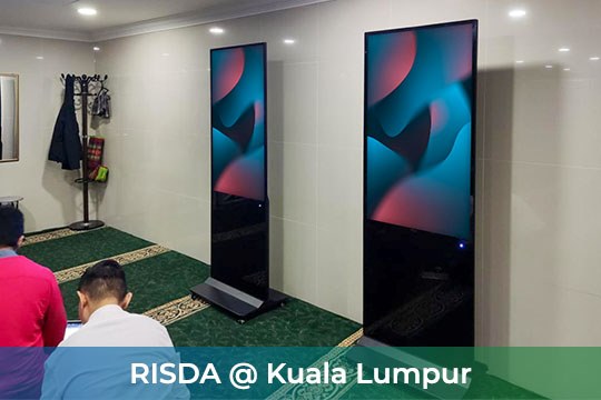 VEXO Digital Kiosk / Standee at RISDA Kuala Lumpur