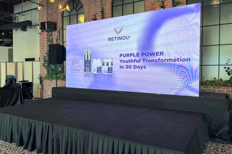 Event / Rental LED Screen for Retinol+ Launching Event at Colony Star Boulevard KLCC