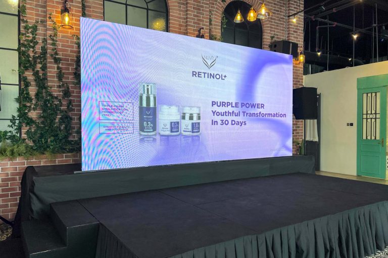 Event / Rental LED Screen for Retinol+ Launching Event at Colony Star Boulevard KLCC