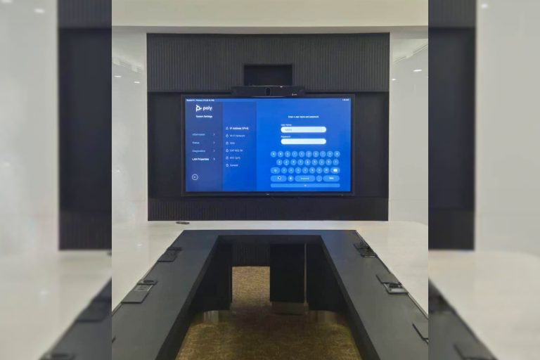 Dell Smart Interactive Panel and Poly x70 All-In-One Video Bar at UMW Toyota Motor Sdn Bhd