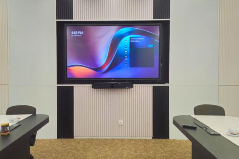 Dell Smart Interactive Panel and Poly x70 All-In-One Video Bar at UMW Toyota Motor Sdn Bhd