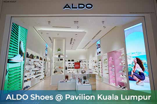 Indoor LED Screen at ALDO Shoes at Pavilion Kuala Lumpur