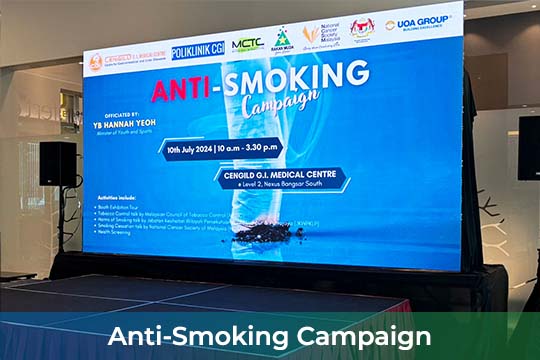 Event / Rental LED Screen for Cengild G. I. Medical Centre at Kuala Lumpur