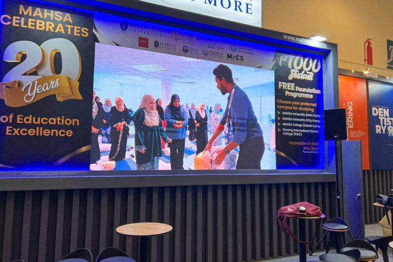 Event / Rental LED Screen for MAHSA University Malaysia at Education & Further Studies Fair 2024, Mid Valley Exhibition Center (MVEC)