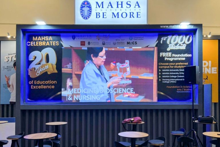 Event / Rental LED Screen for MAHSA University Malaysia at Education & Further Studies Fair 2024, Mid Valley Exhibition Center (MVEC)