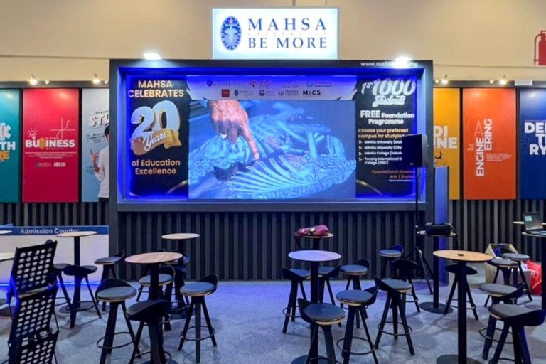 Event / Rental LED Screen for MAHSA University Malaysia at Education & Further Studies Fair 2024, Mid Valley Exhibition Center (MVEC)