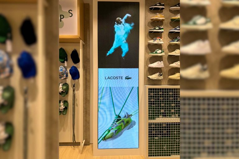 Indoor LED Screen for Lacoste at Genting Highland Premium Outlets