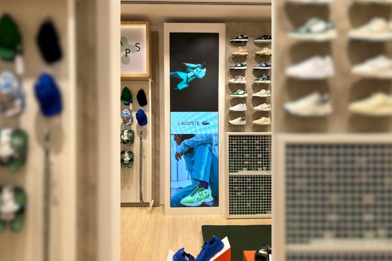 Indoor LED Screen for Lacoste at Genting Highland Premium Outlets