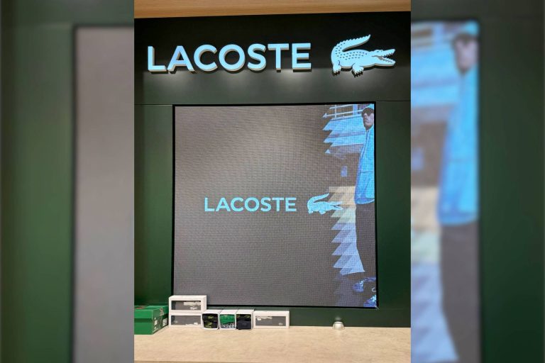 Indoor LED Screen for Lacoste at Genting Highland Premium Outlets