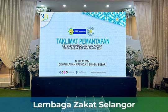 Event / Rental LED Screen for Lembaga Zakat Selangor at Laman Mazmida 2, Sungai Besar
