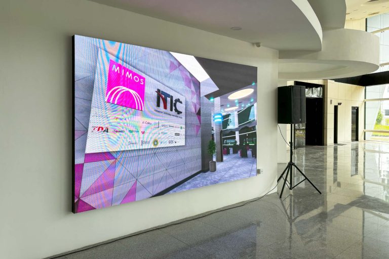 Indoor LED Screen at MIMOS Berhad at Kulim Hi-Tech