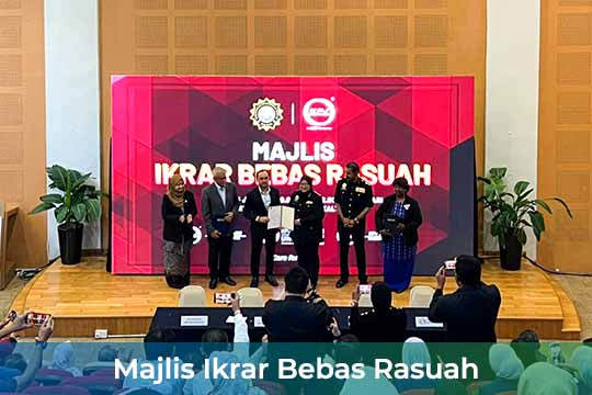 Event / Rental LED Screen for Majlis Ikrar Bebas Rasuah at KPJ Healthcare University