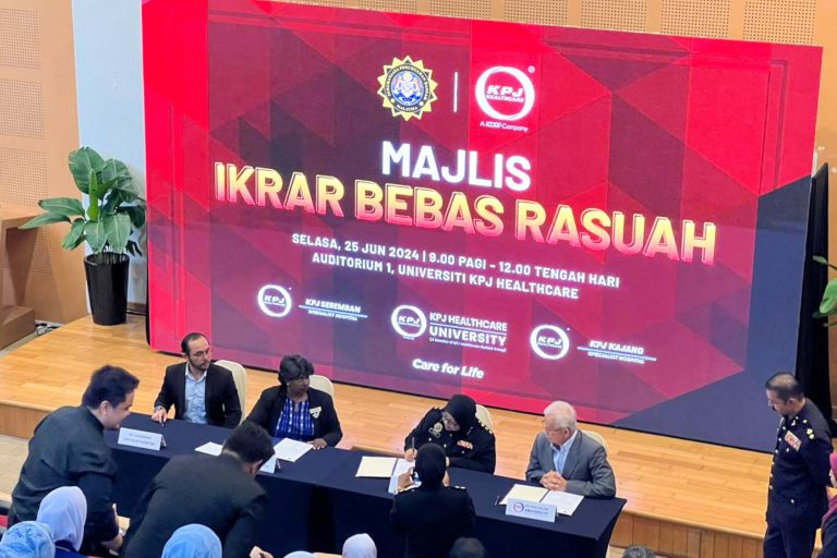 Event / Rental LED Screen for Majlis Ikrar Bebas Rasuah at KPJ Healthcare University