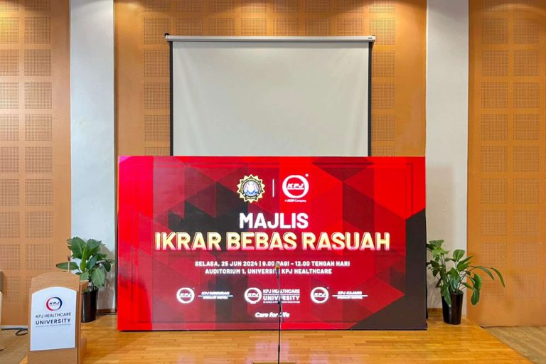 Event / Rental LED Screen for Majlis Ikrar Bebas Rasuah at KPJ Healthcare University