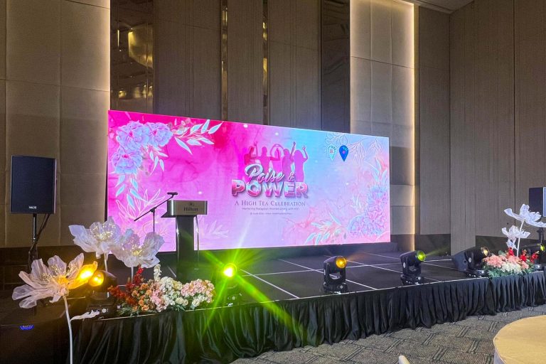 Event / Rental LED Screen for Malaysian AIDS Foundation at Hilton Kuala Lumpur