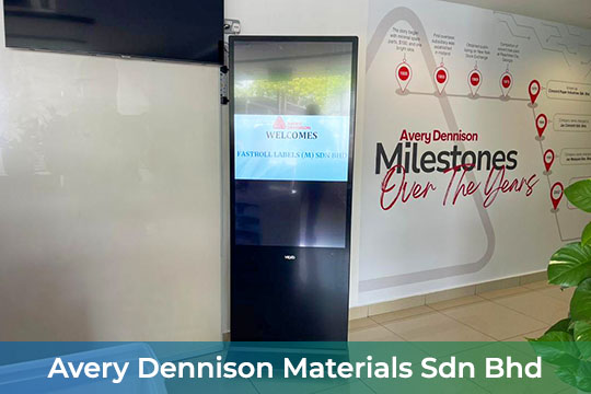VEXO Smart Interactive Panel at Avery Dennison Materials Sdn Bhd