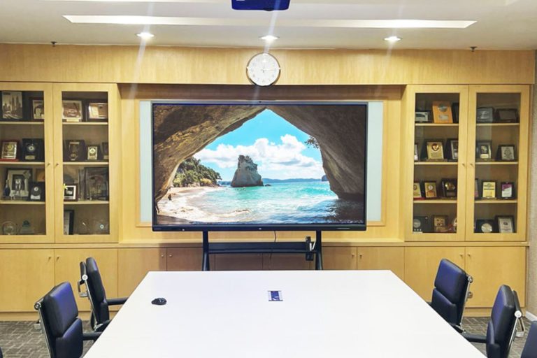 VEXO Smart Interactive Panel at Construction Labour Exchange Center Berhad (CLAB)