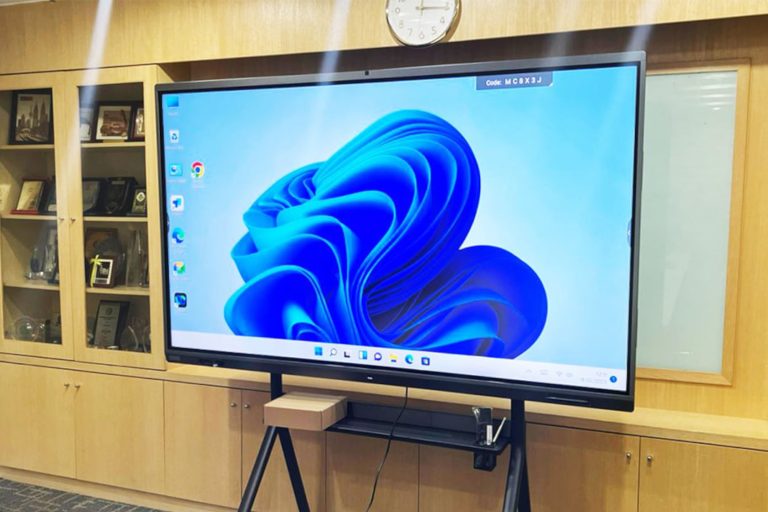 VEXO Smart Interactive Panel at Construction Labour Exchange Center Berhad (CLAB)