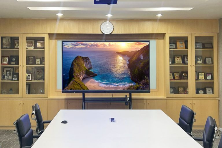 VEXO Smart Interactive Panel at Construction Labour Exchange Center Berhad (CLAB)