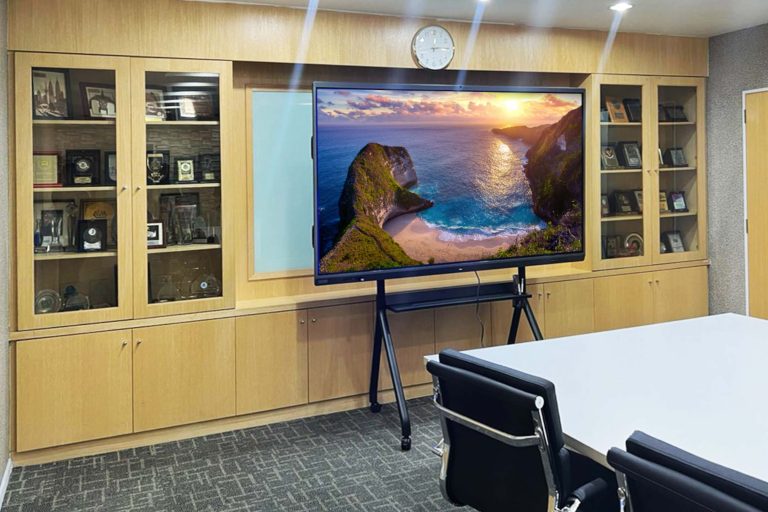 VEXO Smart Interactive Panel at Construction Labour Exchange Center Berhad (CLAB)