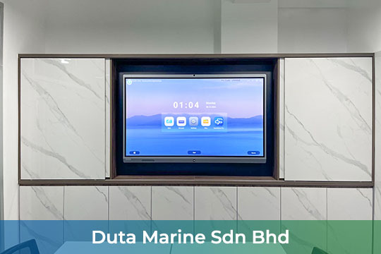 VEXO Smart Interactive Panel at Duta Marine Sdn Bhd