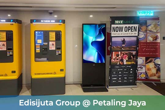 Interactive Touch-screen Kiosk / Standee at Edisijuta Group