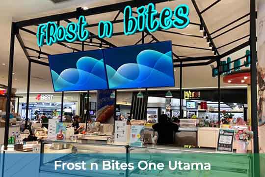 VEXO Digital Kiosk / Smart Digital Signage at Frost n Bites One Utama