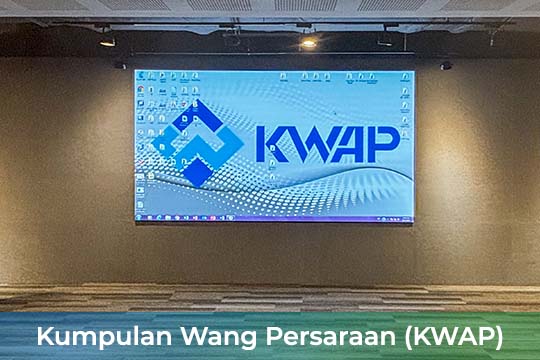 Indoor LED Screen for Kumpulan Wang Persaraan (KWAP)