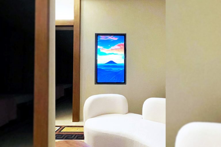 VEXO Digital Kiosk / Smart Digital Signage at LYLA Beauty Lounge