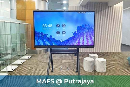 VEXO Smart Interactive Panel at Ministry of Agriculture and Food Security of Malaysia