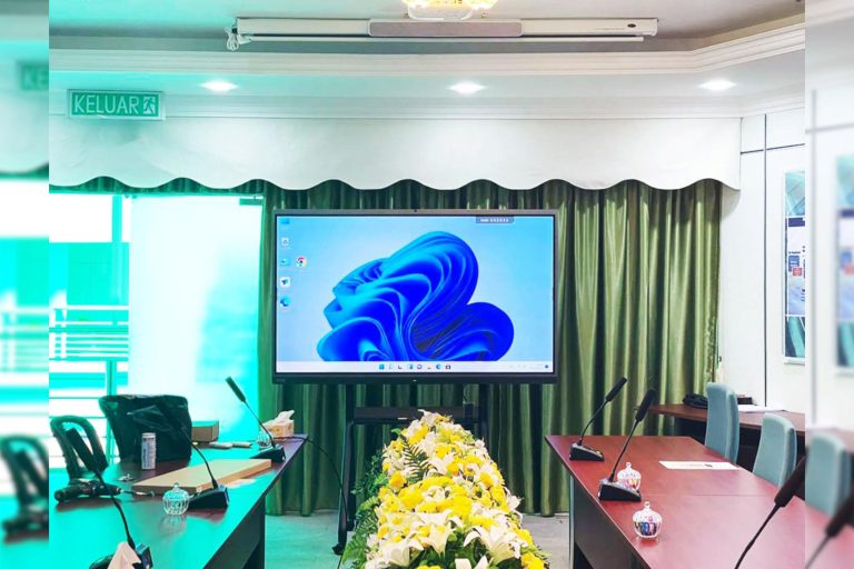 VEXO Smart Interactive Panel at Miri Port Authority