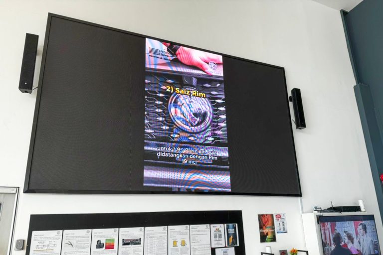 Indoor LED Screen for Proton ProAuto Drive Beranang 4S Flagship Centre