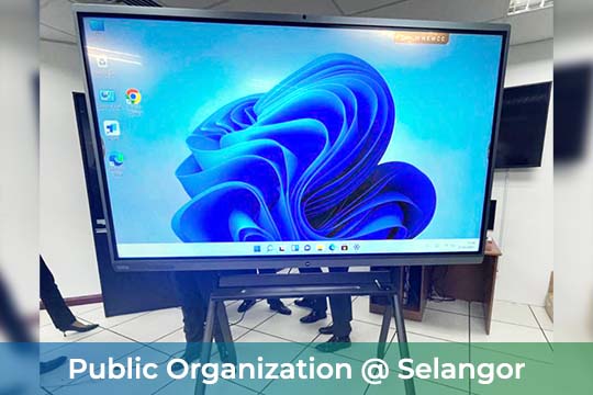 VEXO Smart Interactive Panel at Public Organization at Selangor