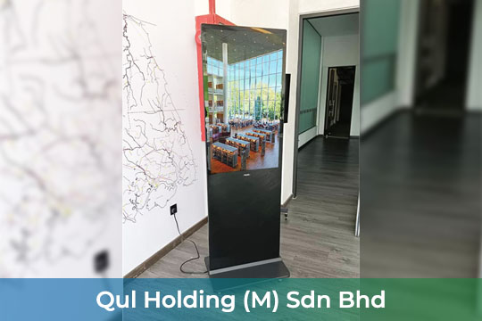 VEXO Smart Interactive Panel at Qul Holding (M) Sdn Bhd