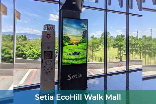 VEXO Smart Interactive Panel at Setia EcoHill Walk Mall