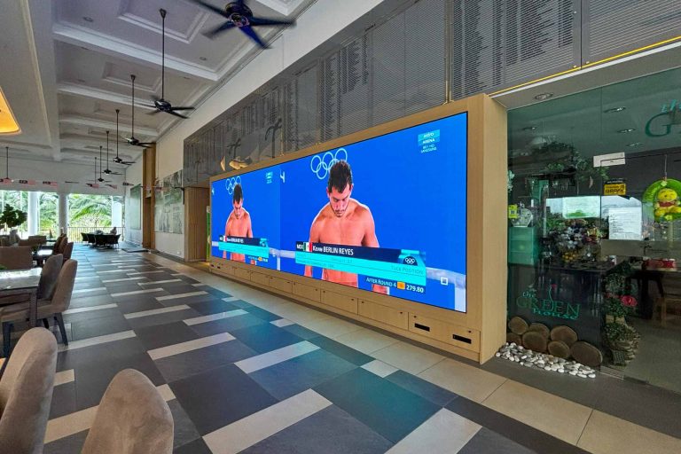Semi Indoor LED Screen for Star Pilates at Tropicana Golf & Country Resort