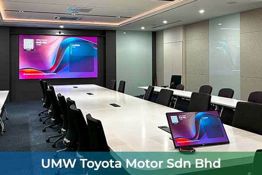 VANTA COB microLED Screen for UMW Toyota Motor Sdn Bhd