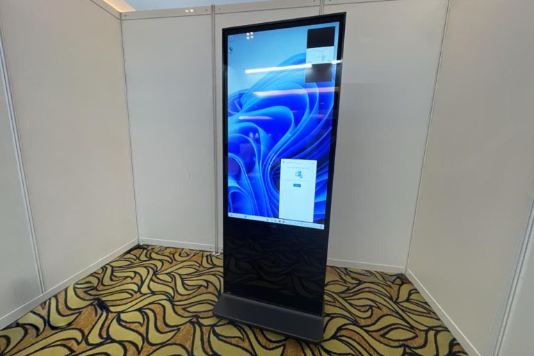 Interactive Touch-screen Kiosk / Standee at WeAnsa Solutions Sdn Bhd