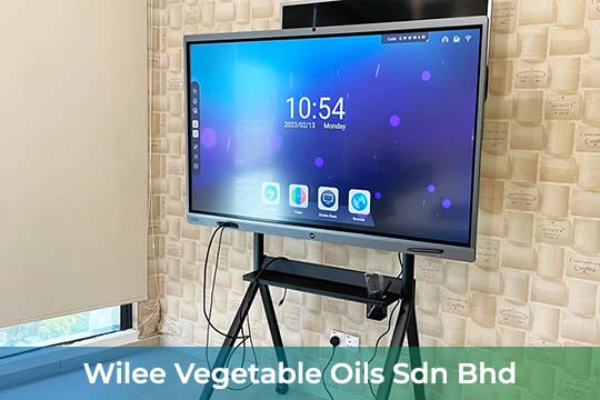 VEXO Smart Interactive Panel at Wilee Vegetable Oils Sdn Bhd