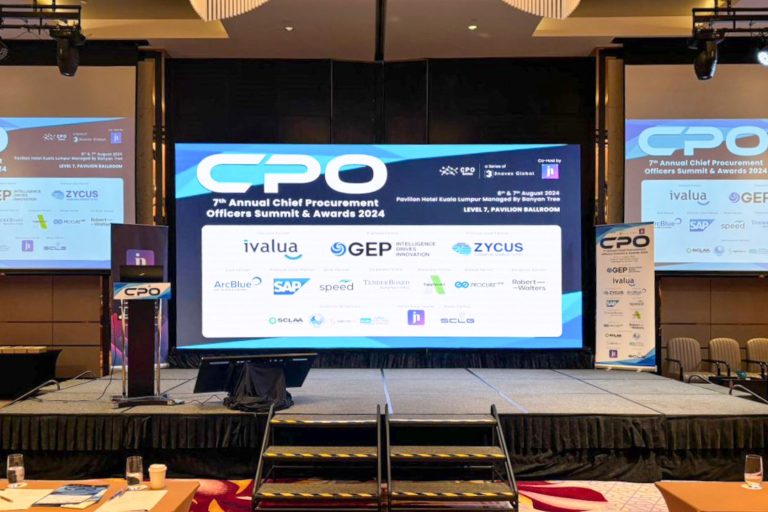 Event / Rental LED Screen for 7th Annual Chief Procurement Officers Summit & Awards 2024 at Pavilion Hotel Kuala Lumpur Managed By Banyan Tree