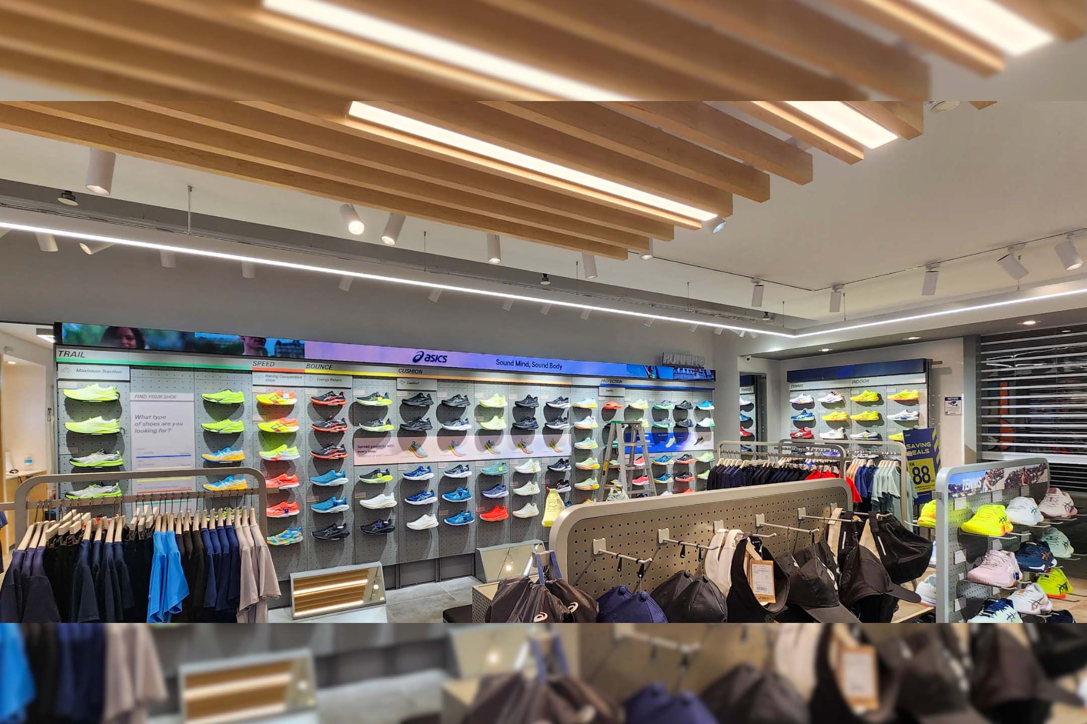 Indoor LED Screen for ASICS 1 Utama Shopping Centre