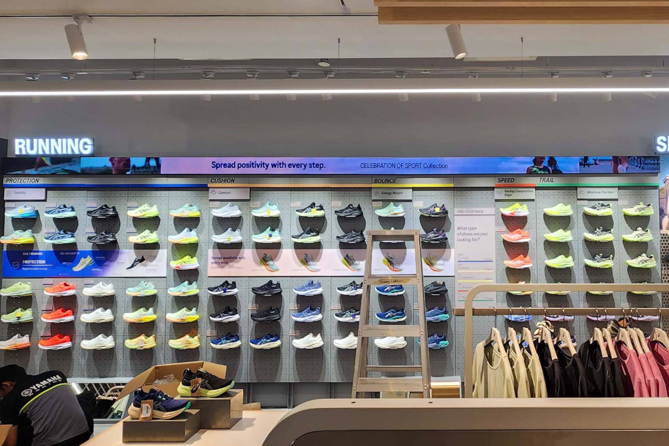 Indoor LED Screen for ASICS 1 Utama Shopping Centre