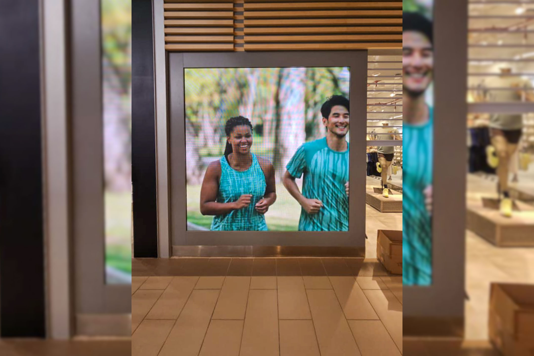 Indoor LED Screen for ASICS 1 Utama Shopping Centre