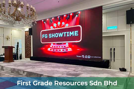 Event / Rental LED Screen for event FG Showtime at Century Pines Resort Cameron Highlands